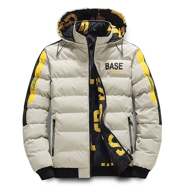 Herren Winterjacke Daunen gefüllt Warm Isoliert