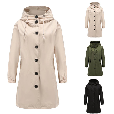 Langer trenchcoat in verschiedenen farben