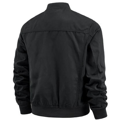 Herren Cargo Jacke Multifunktionell Mit Vielen Taschen