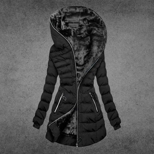 Damen Winterjacke Warm Isoliert Stilvoll