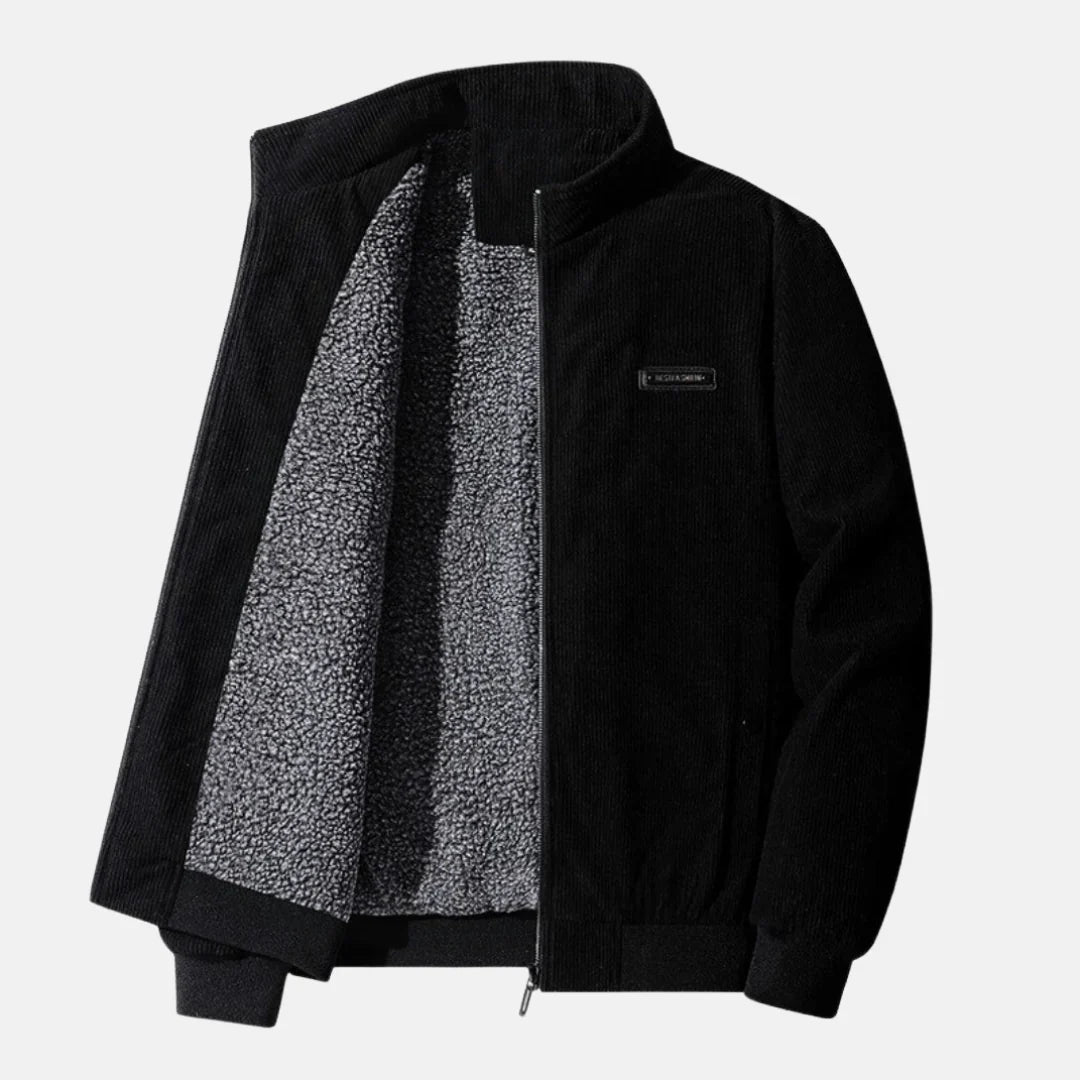 Herren Lederjacke Retro Stil Lässig