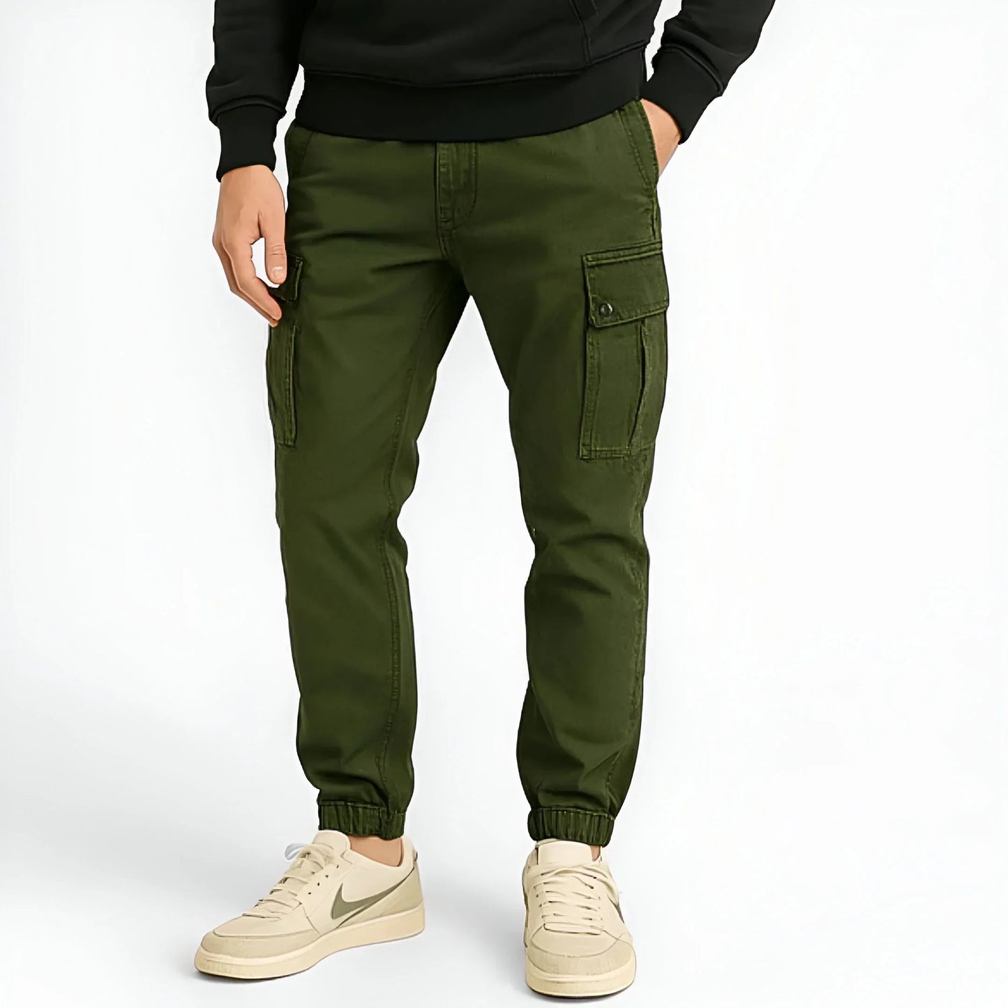 Bequeme Herren Cargo Hose Baumwoll