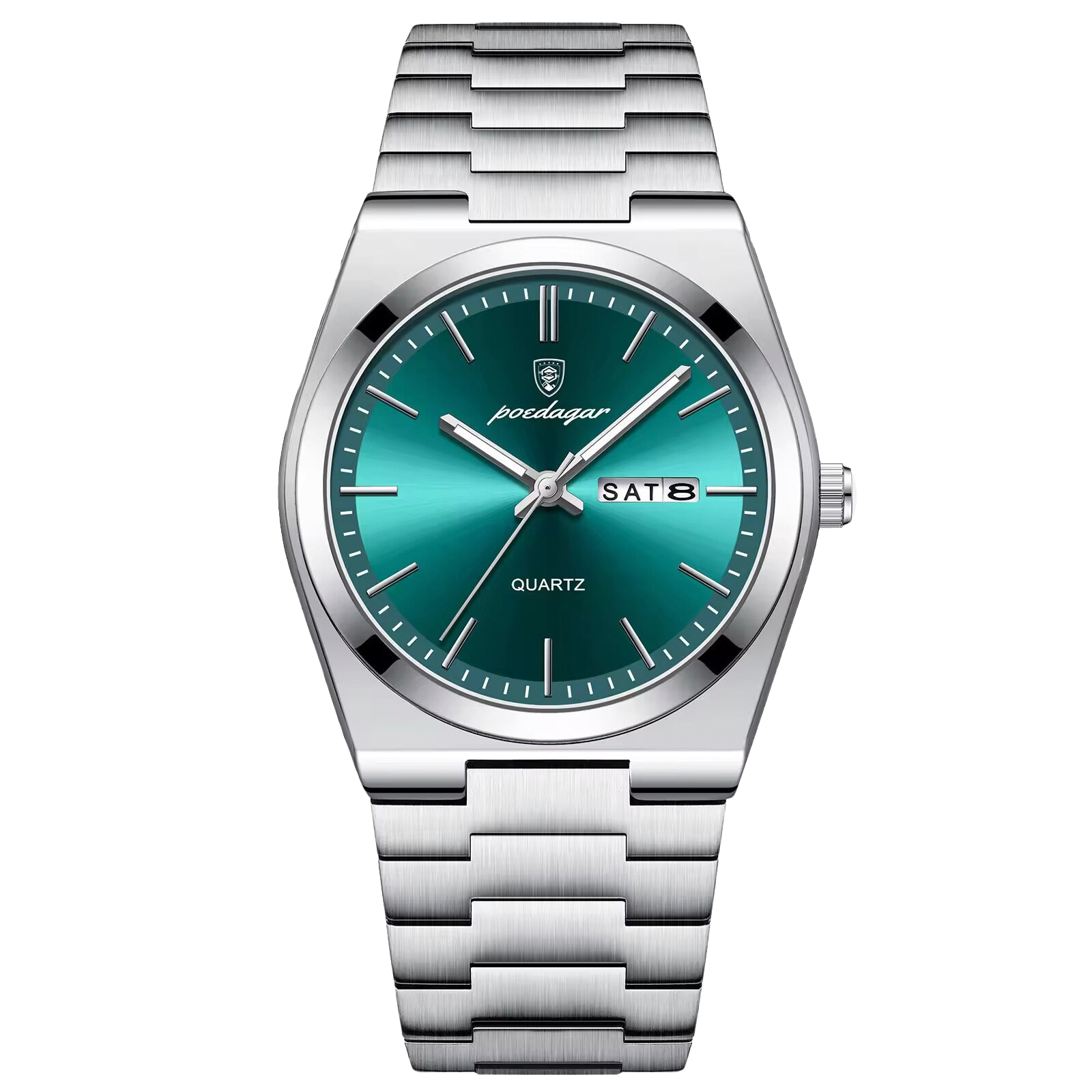 Herren Armbanduhr 41mm Edelstahl Schwarz Elegant - BerlinGlamour