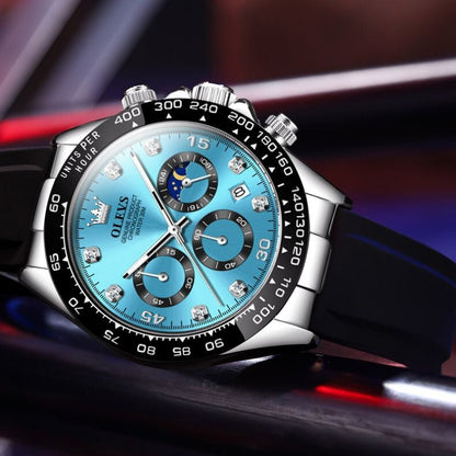 Herren Armbanduhr Edelstahl Elegante Analog