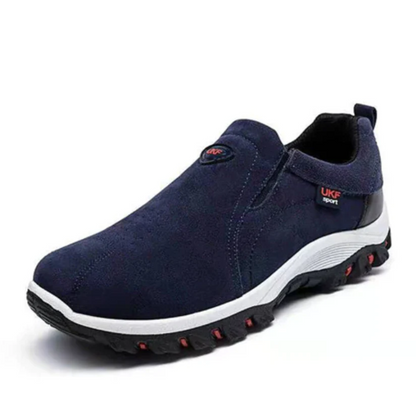 Walking-Schuhe – Herren-Freizeitschuhe für den Alltag zum Hineinschlüpfen-Blau-38-Chaps Herrenmode