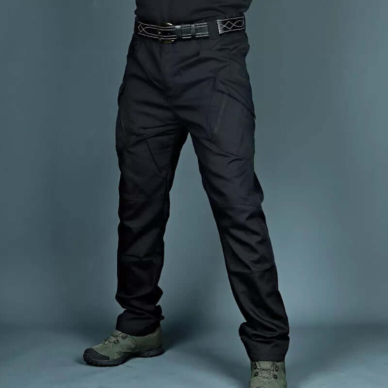 Wanderhosen – Gerade geschnitten – Taktische – Cargohosen – Herrenbekleidung-Schwarz-S-Chaps Herrenmode