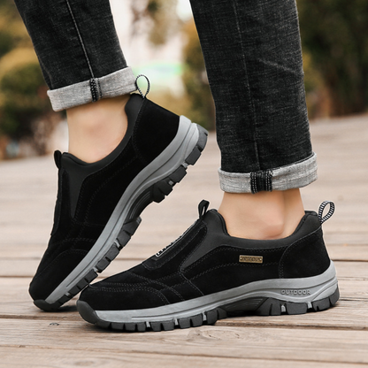 Wanderschuhe – Slipper – Rutschfest – Wanderschuhe – Herrenschuhe-Schwarz-39-Chaps Herrenmode