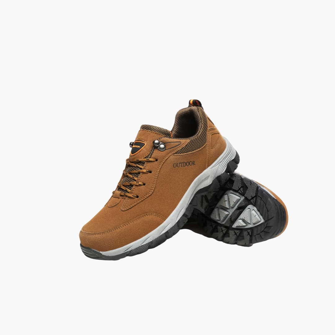 Wanderschuhe für Herren mit Schnürverschluss und strukturierter Außensohle 2