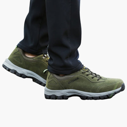 Wanderschuhe für Herren mit Schnürverschluss und strukturierter Außensohle 3