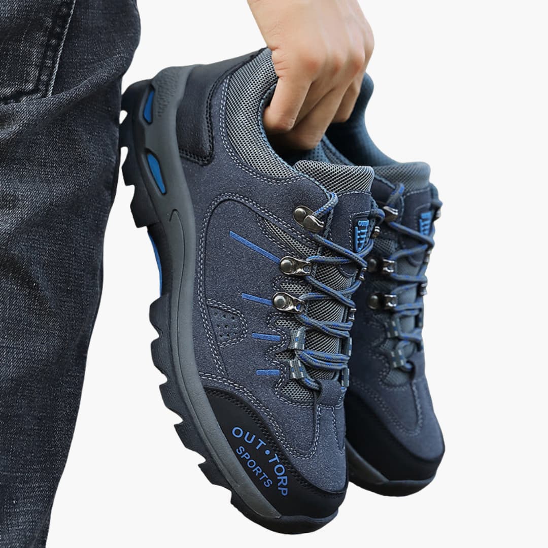 Wanderschuhe für Herren mit Schnürverschluss und strukturierter Sohle 6