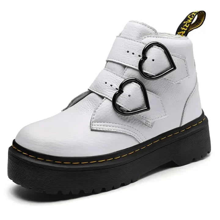 Damenstiefel Winter Warm Lederschuhe Elegant - BerlinGlamour