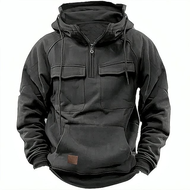 Premium Hoodie Herren Warm Winterjacke