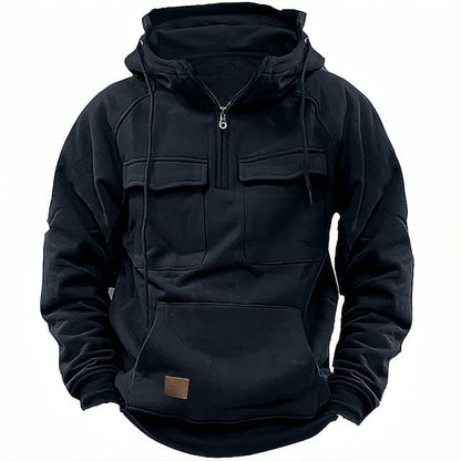 Premium Hoodie Herren Warm Winterjacke