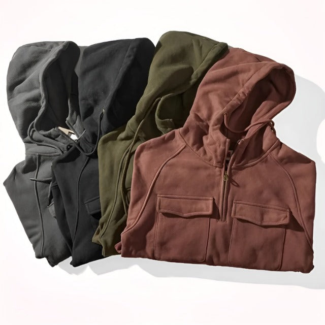 Premium Hoodie Herren Warm Winterjacke - BerlinGlamour