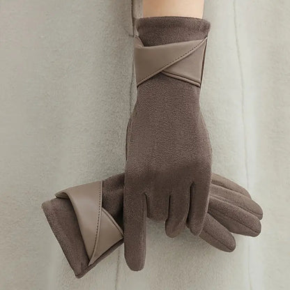 Warme Damen Winterhandschuhe Schwarz - BerlinGlamour