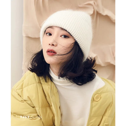 Damen Strickmütze Warm Modern