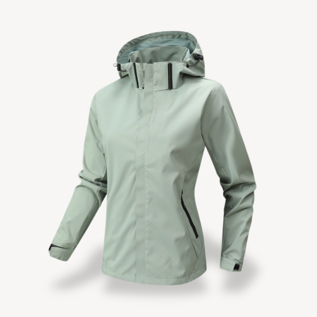 Wasserabweisende Windbreaker-Wanderjacke für Damen | Loravelle 1