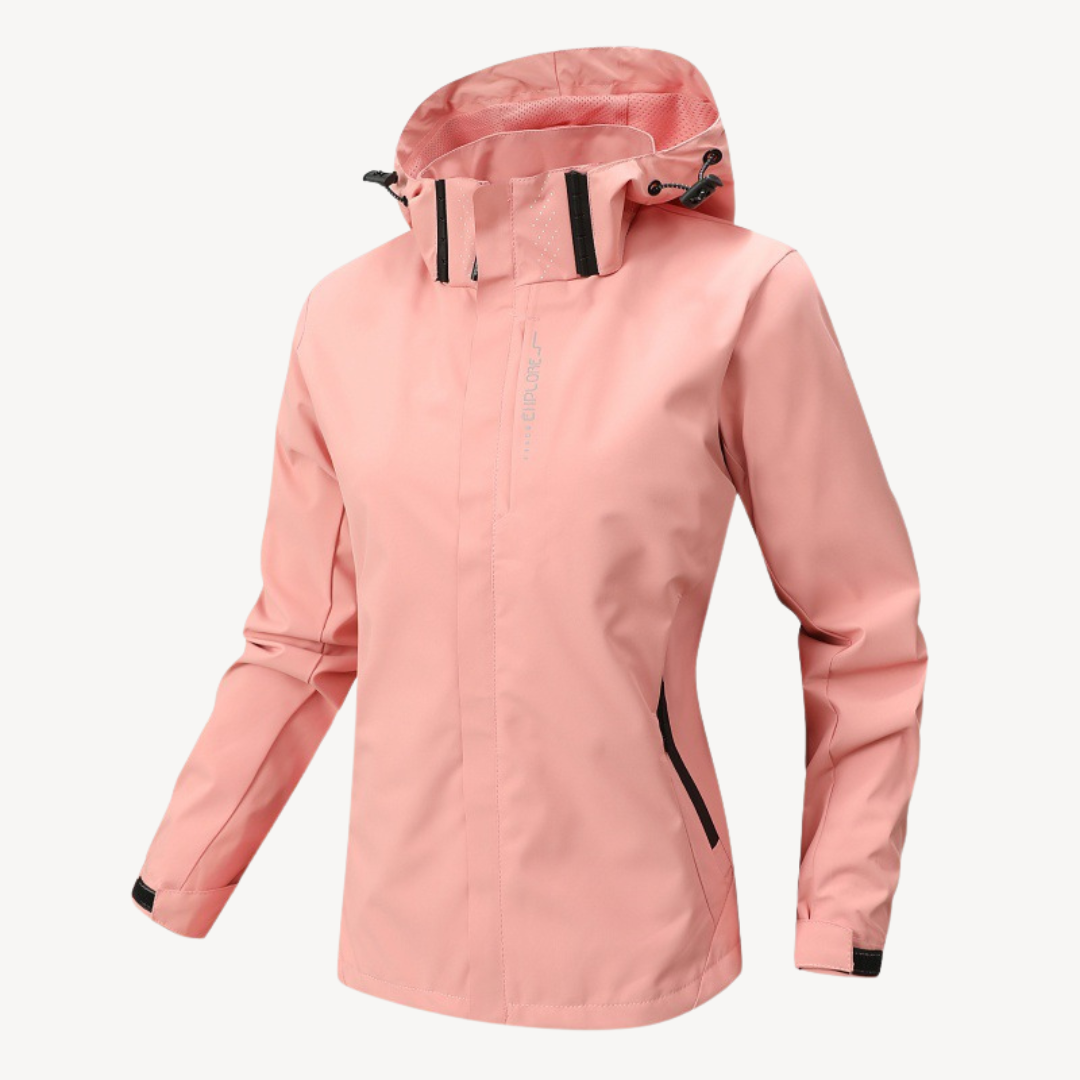 Wasserabweisende Windbreaker-Wanderjacke für Damen | Loravelle 2