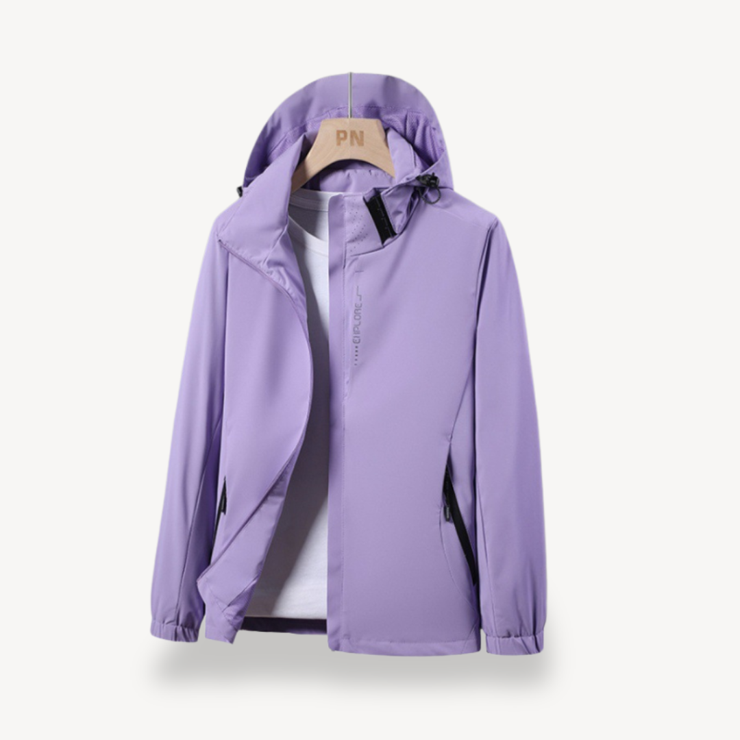 Wasserabweisende Windbreaker-Wanderjacke für Damen | Loravelle 3