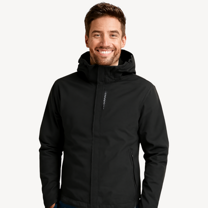 Wasserabweisender Kapuzenpullover mit Reißverschluss für Herren | Loravelle 1