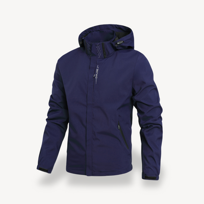 Wasserabweisender Kapuzenpullover mit Reißverschluss für Herren | Loravelle 10