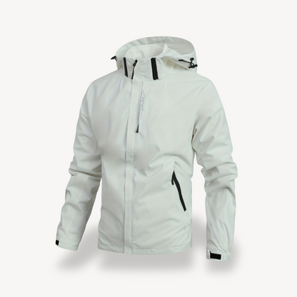 Wasserabweisender Kapuzenpullover mit Reißverschluss für Herren | Loravelle 8