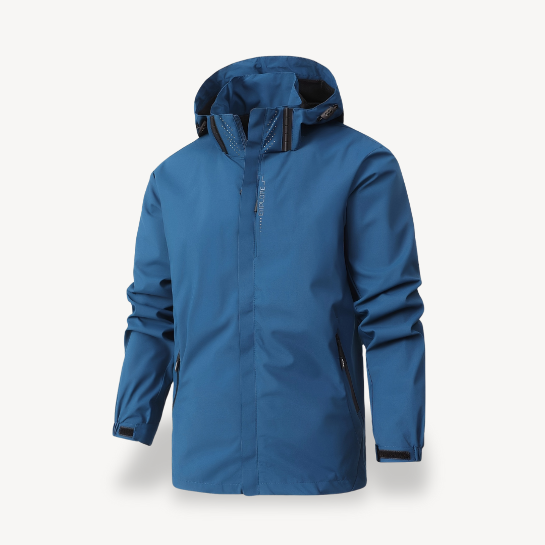 Wasserabweisender Kapuzenpullover mit Reißverschluss für Herren | Loravelle 9