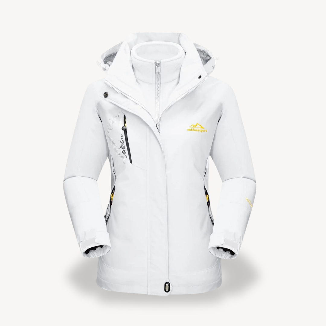 Wasserdichte 3-in-1-Skijacke für Damen | Loravelle 0