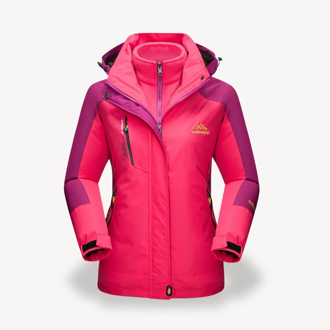 Wasserdichte 3-in-1-Skijacke für Damen | Loravelle 1