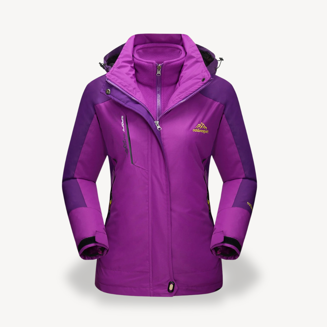 Wasserdichte 3-in-1-Skijacke für Damen | Loravelle 10