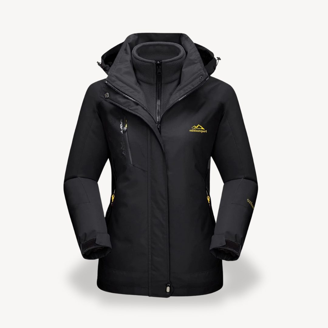 Wasserdichte 3-in-1-Skijacke für Damen | Loravelle 3