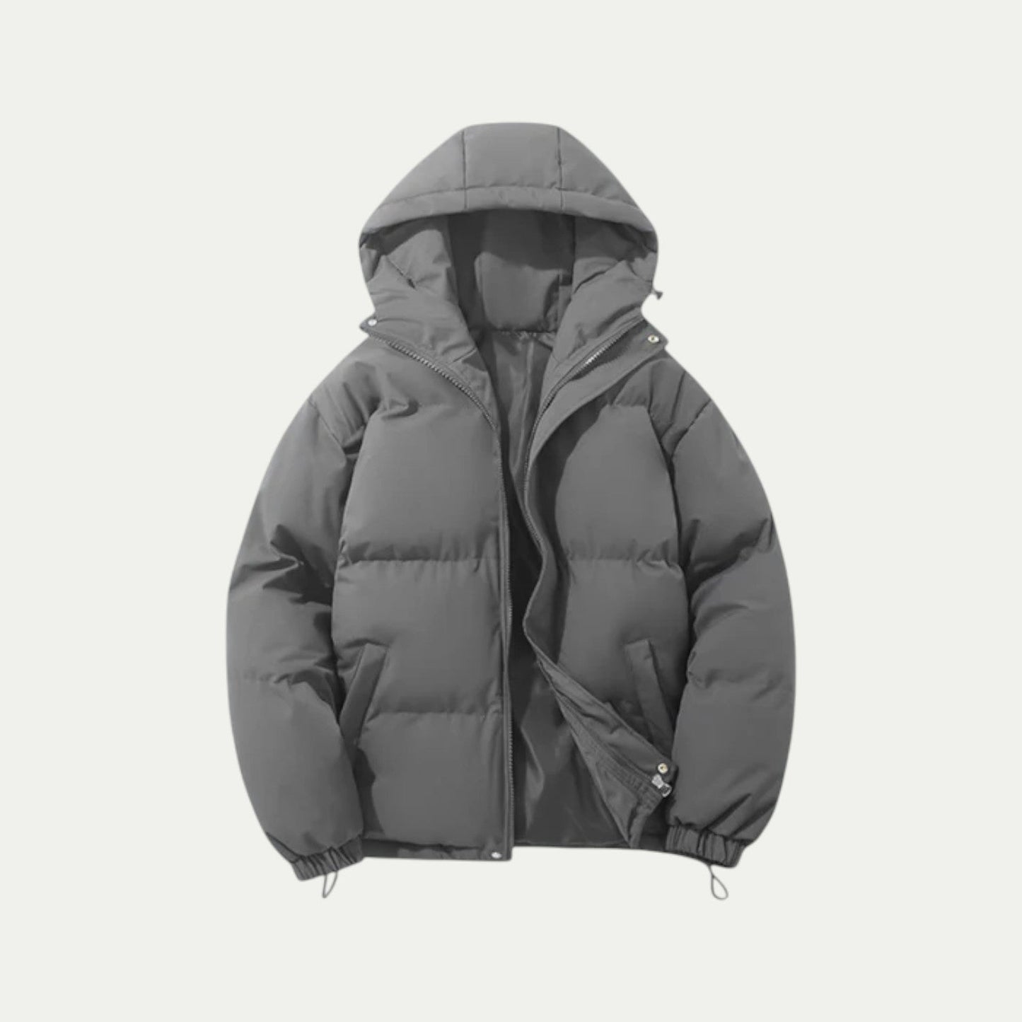 Wasserdichte Daunen-Winterjacke mit Kapuze 4