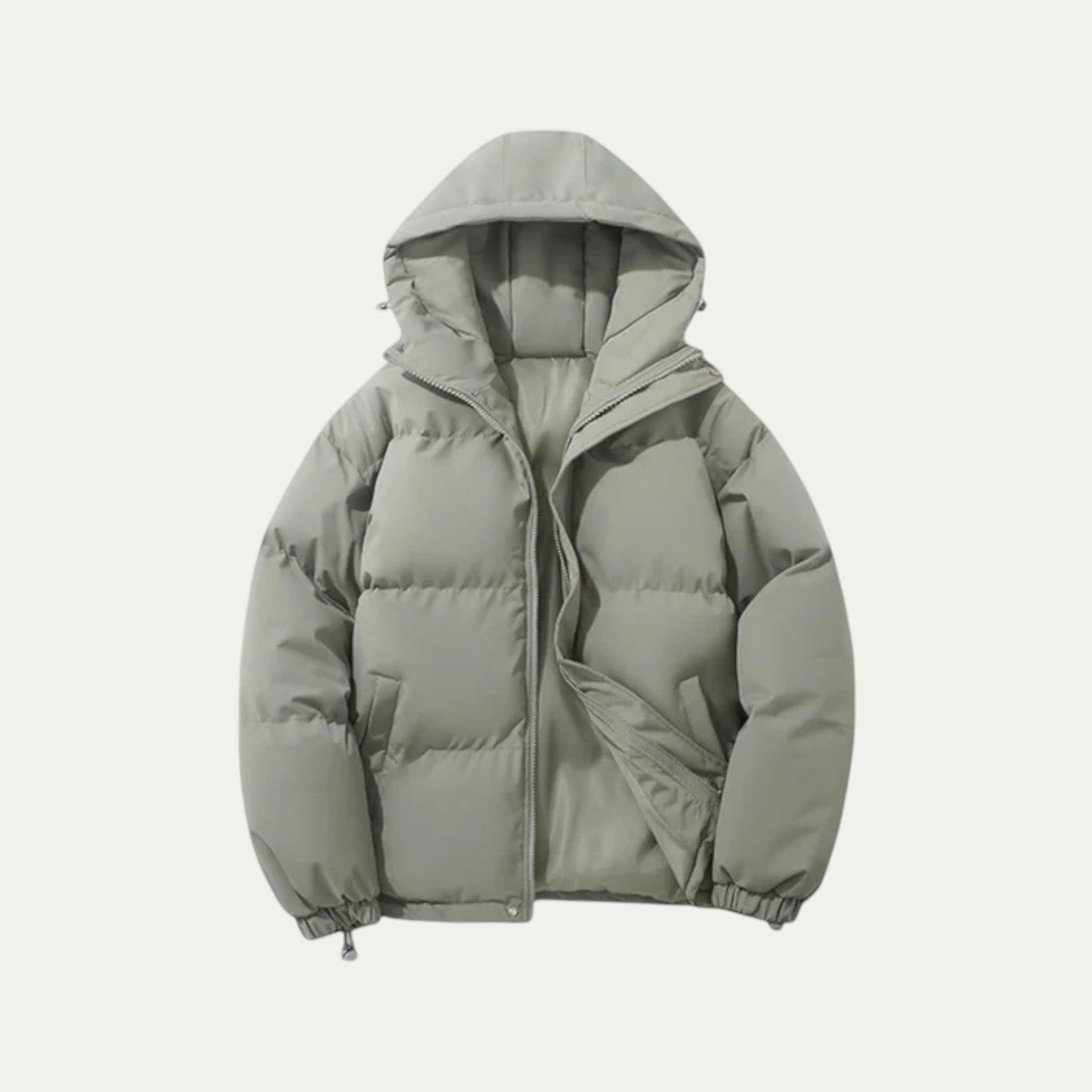 Wasserdichte Daunen-Winterjacke mit Kapuze 5