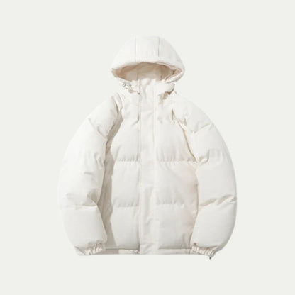 Wasserdichte Daunen-Winterjacke mit Kapuze 6