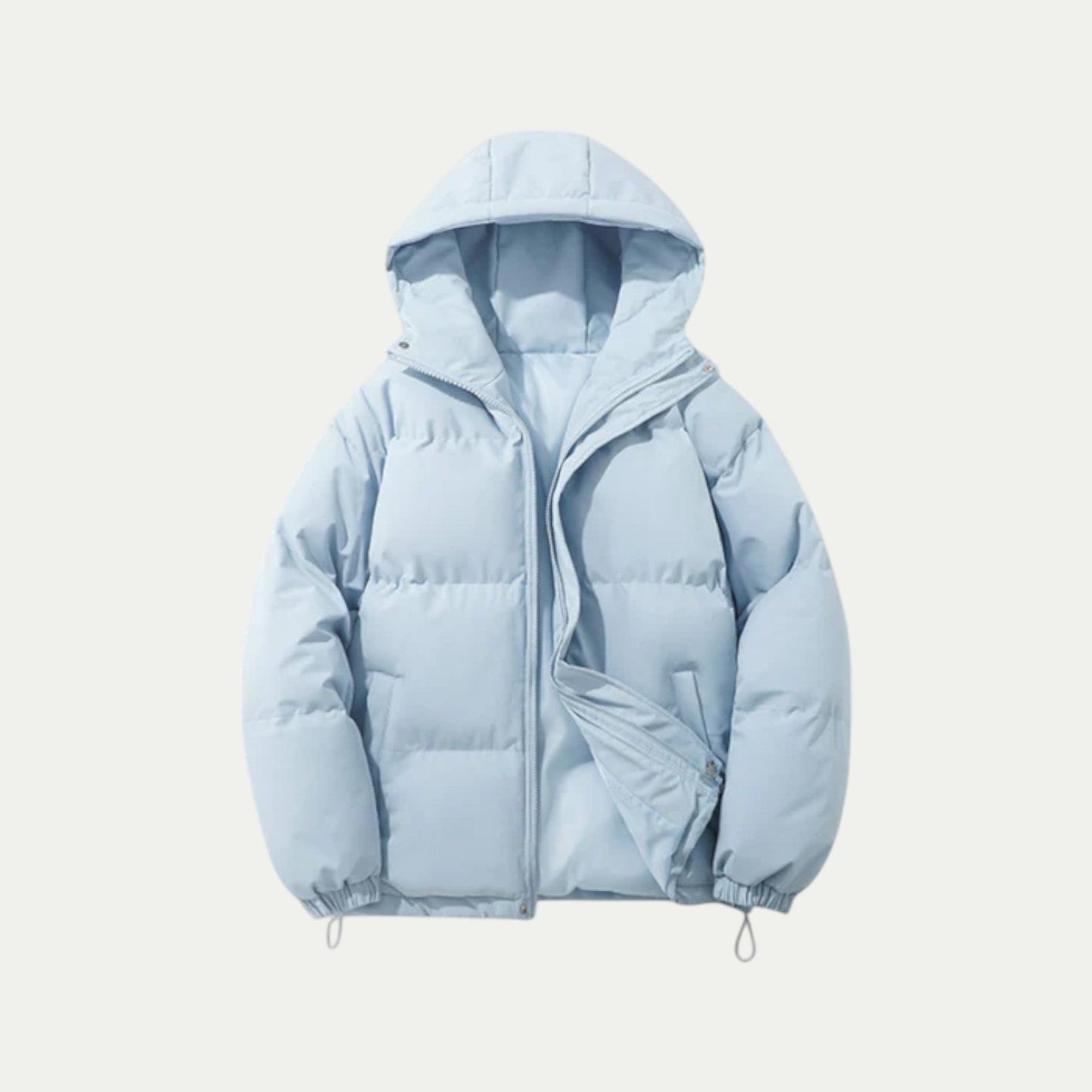 Wasserdichte Daunen-Winterjacke mit Kapuze 7