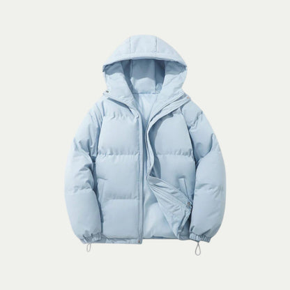 Wasserdichte Daunen-Winterjacke mit Kapuze 7