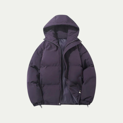 Wasserdichte Daunen-Winterjacke mit Kapuze 8