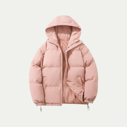 Wasserdichte Daunen-Winterjacke mit Kapuze 9