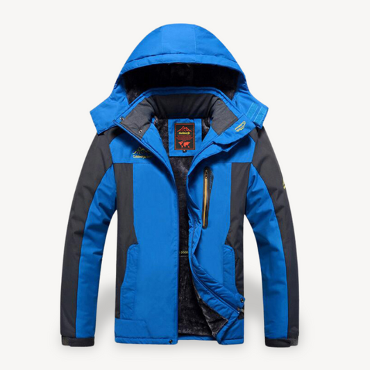 Wasserdichte Fleece-Skijacke für Herren | Loravelle 0