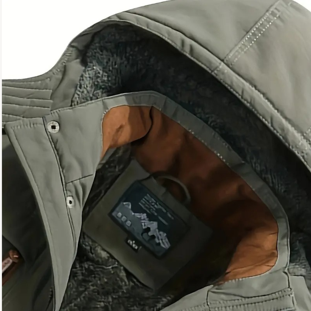 Wasserdichte Parkajacke mit Kapuze für Herren | Loravelle 3