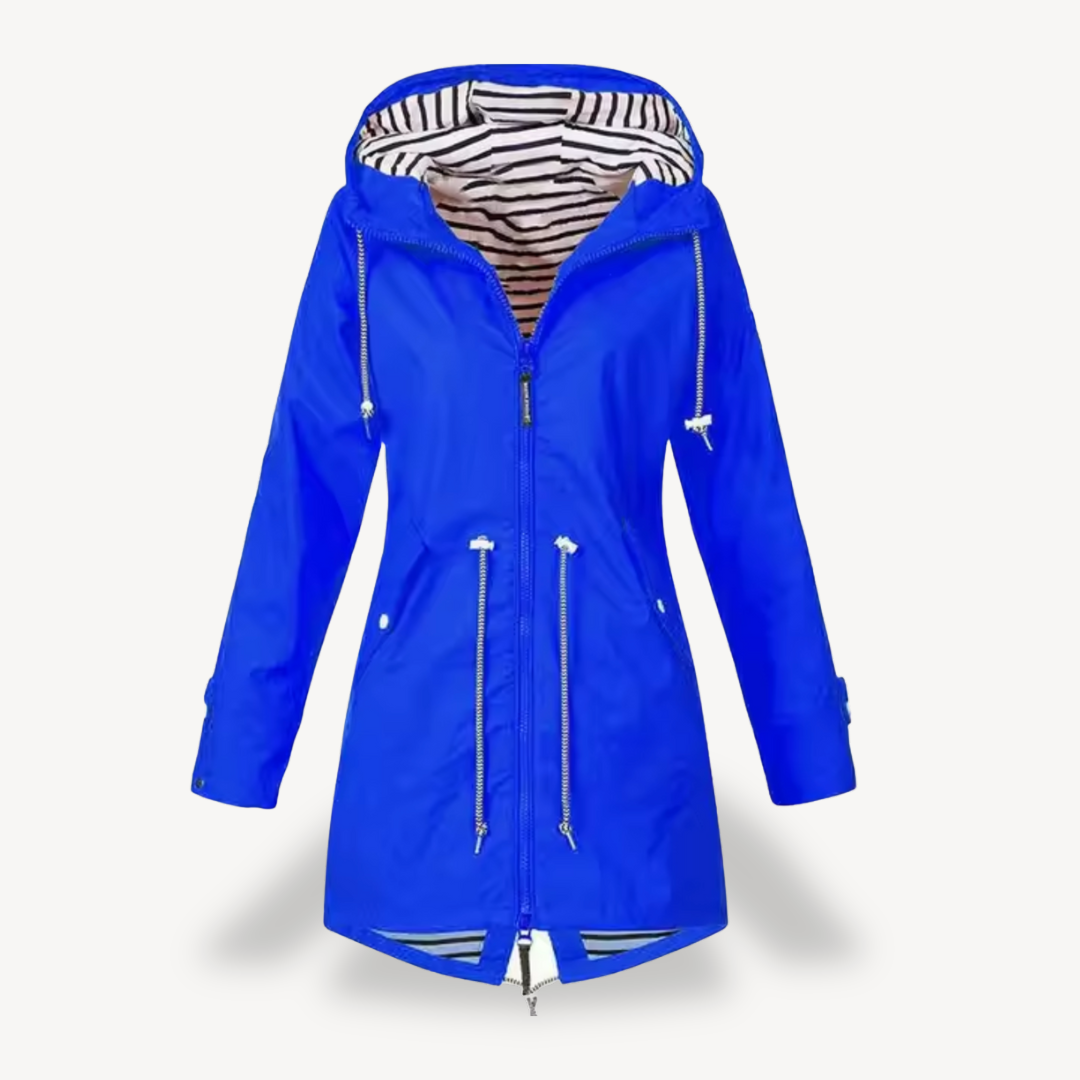 Wasserdichte Regenjacke mit Kapuze für Damen | Loravelle 1