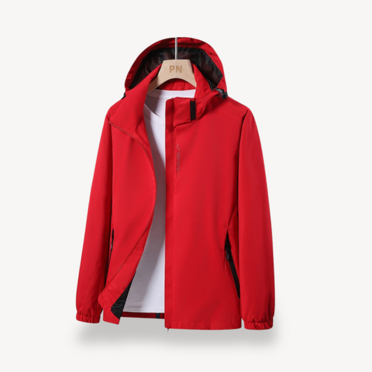 Wasserdichte Windbreaker-Wanderjacke für Herren | Loravelle 0