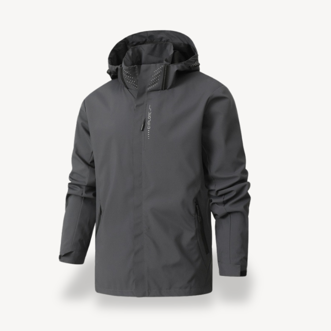 Wasserdichte Windbreaker-Wanderjacke für Herren | Loravelle 3