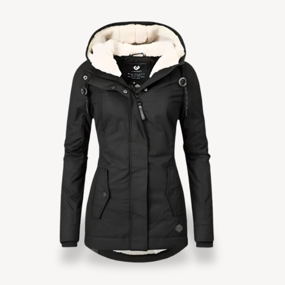 Wasserdichte Winterjacke für Damen mit Kapuze | Loravelle 1