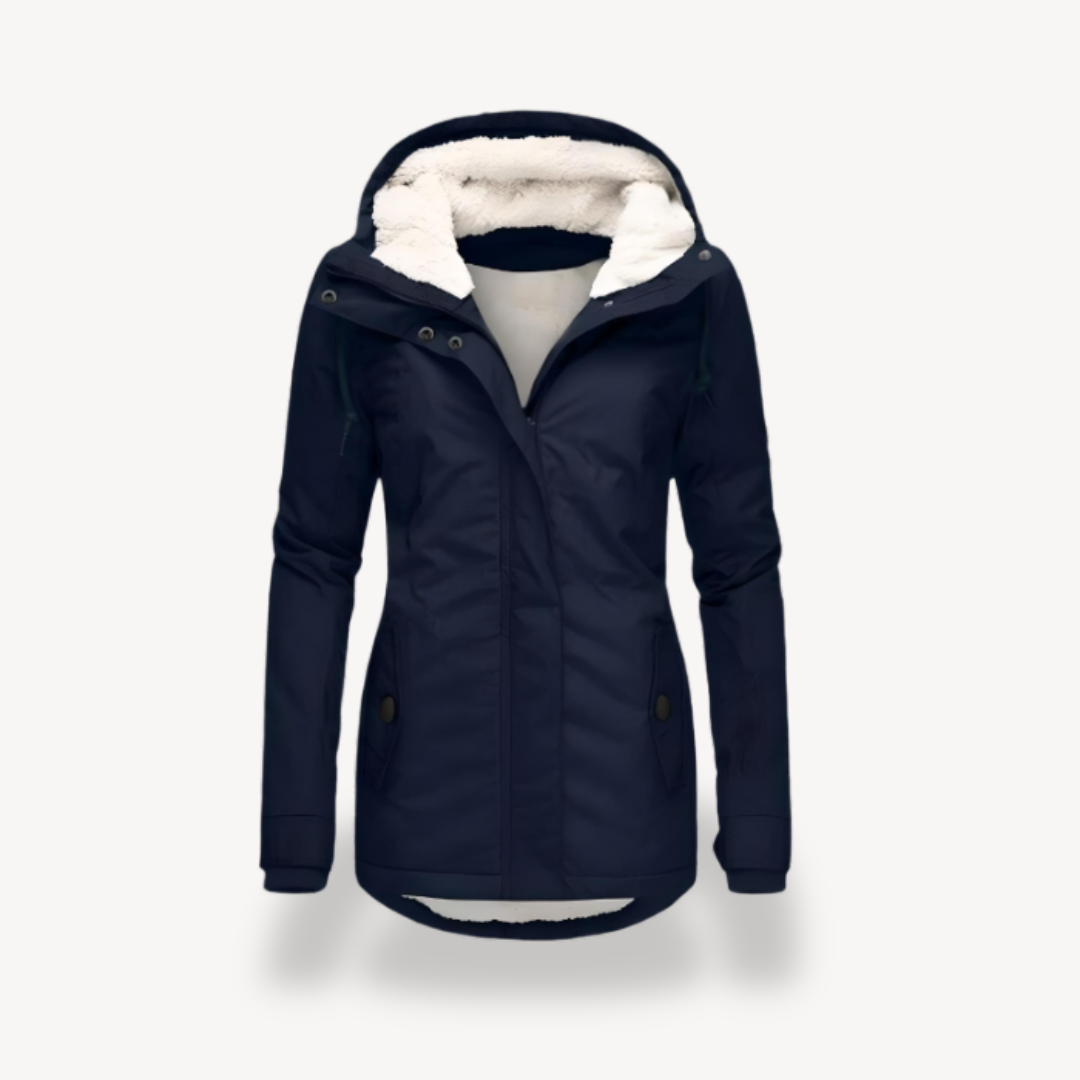 Wasserdichte Winterjacke für Damen mit Kapuze | Loravelle 2