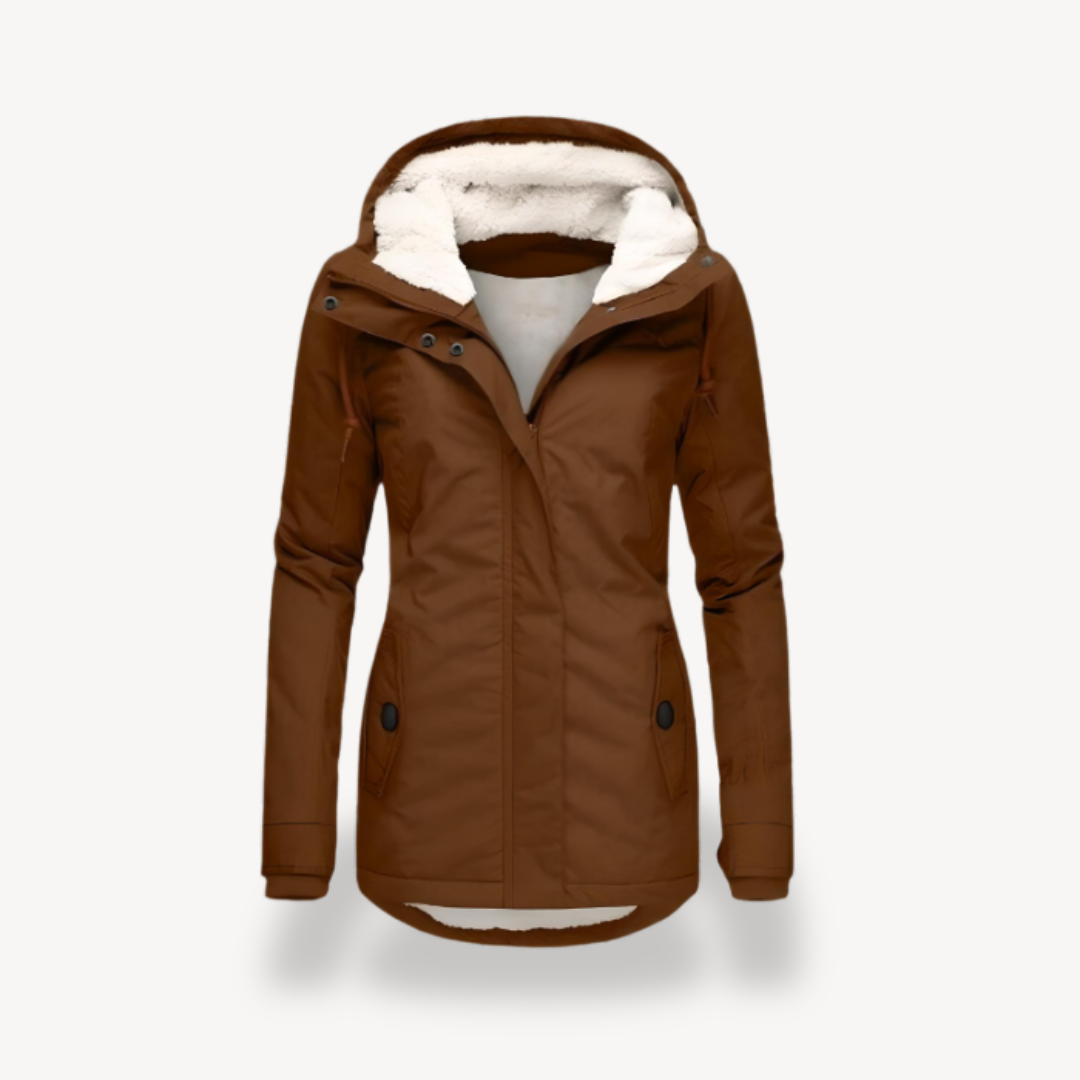 Wasserdichte Winterjacke für Damen mit Kapuze | Loravelle 3