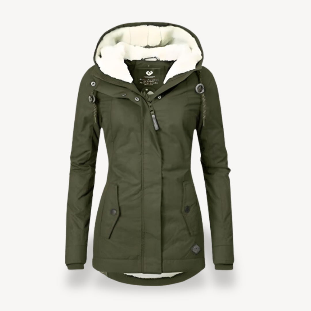 Wasserdichte Winterjacke für Damen mit Kapuze | Loravelle 4