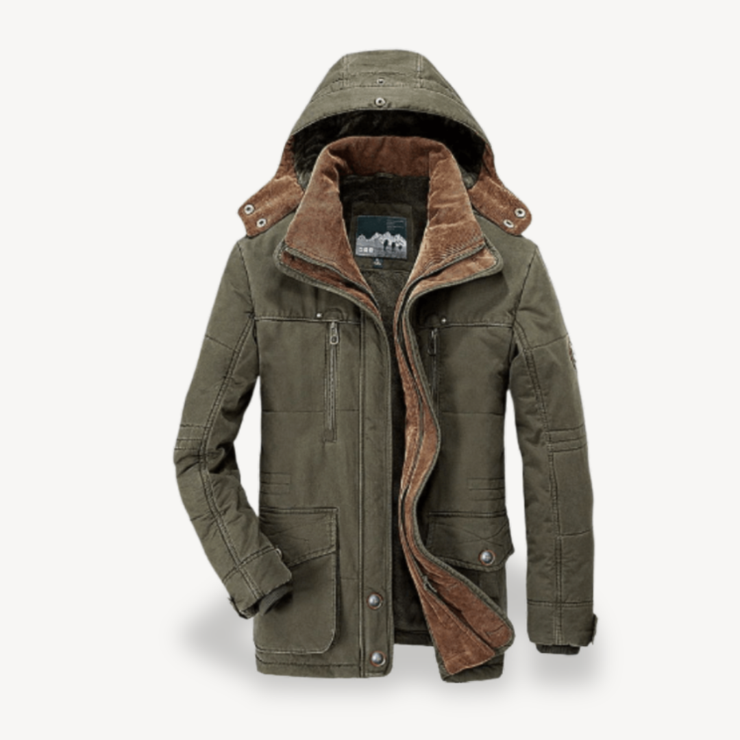 Wasserdichte Winterjacke für Herren mit Kapuze | Loravelle 2