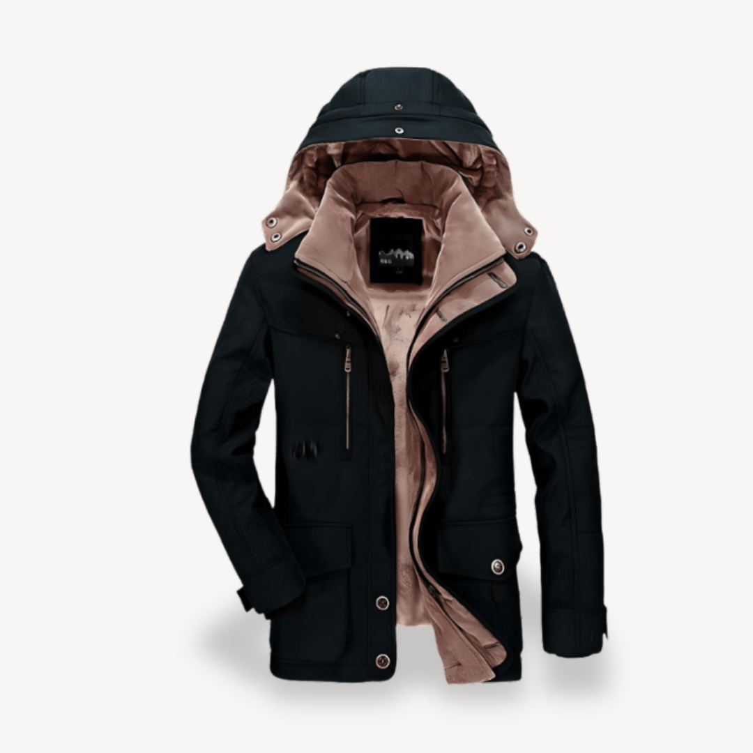 Wasserdichte Winterjacke für Herren mit Kapuze | Loravelle 3