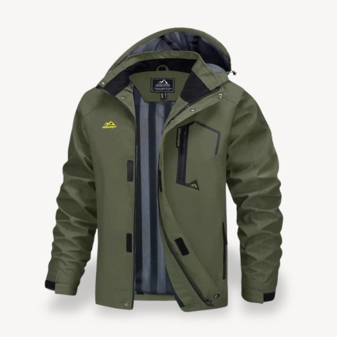 Wasserdichte Winterjacke mit Kapuze und Camouflage-Muster für Herren | Loravelle 3